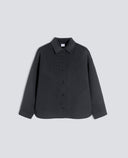 Beaver-Effect Wool Shirt Jacket